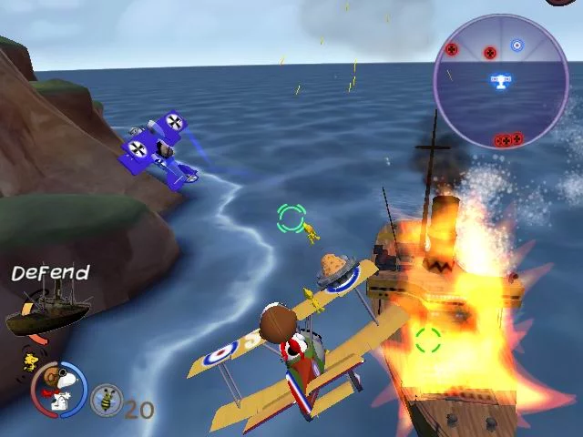 Изображение игры: Snoopy Versus the Red Baron