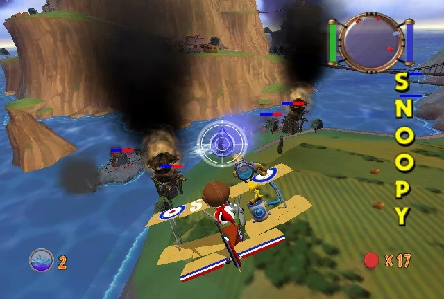 Изображение игры: Snoopy Versus the Red Baron