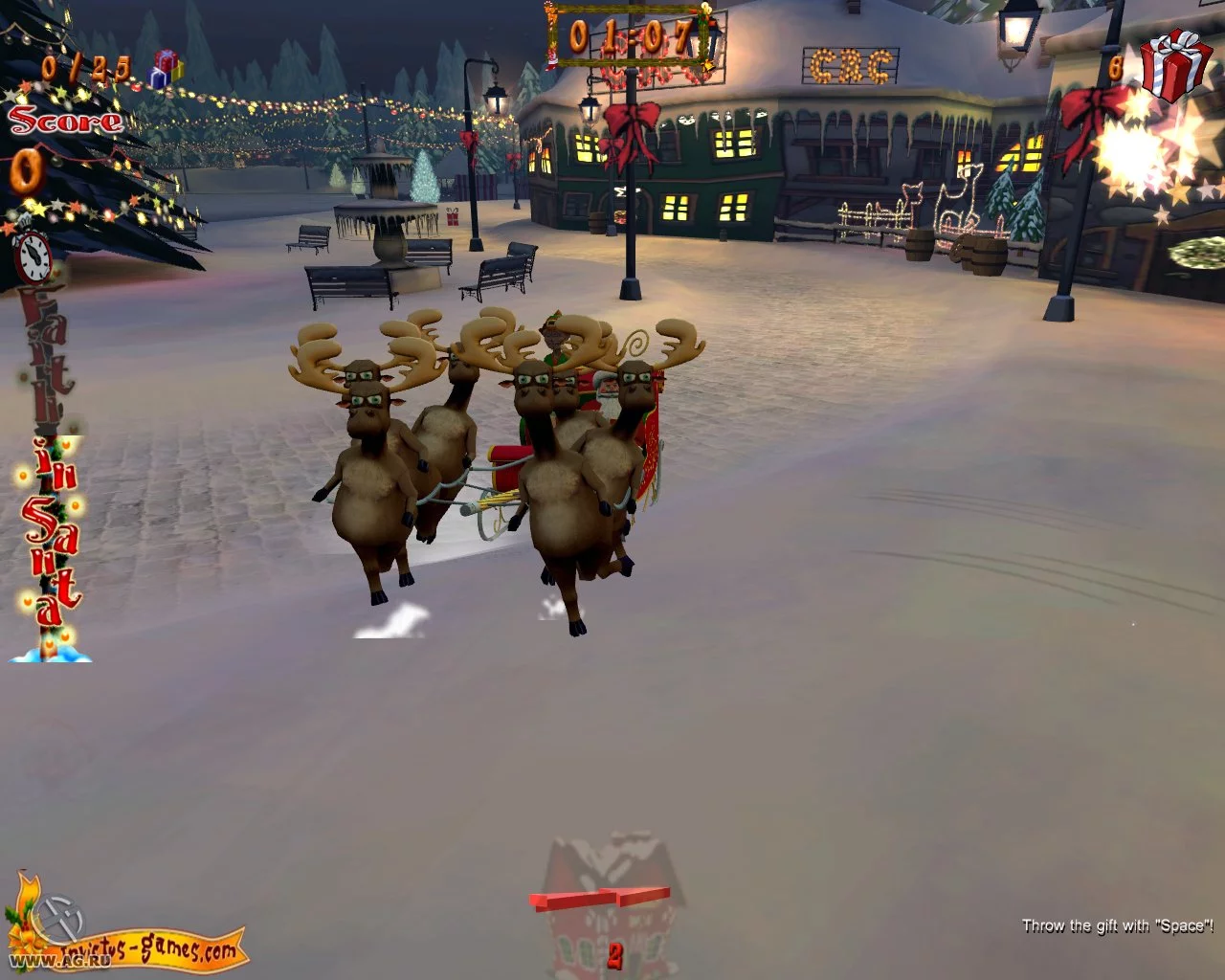Изображение игры: Santa Ride! 2