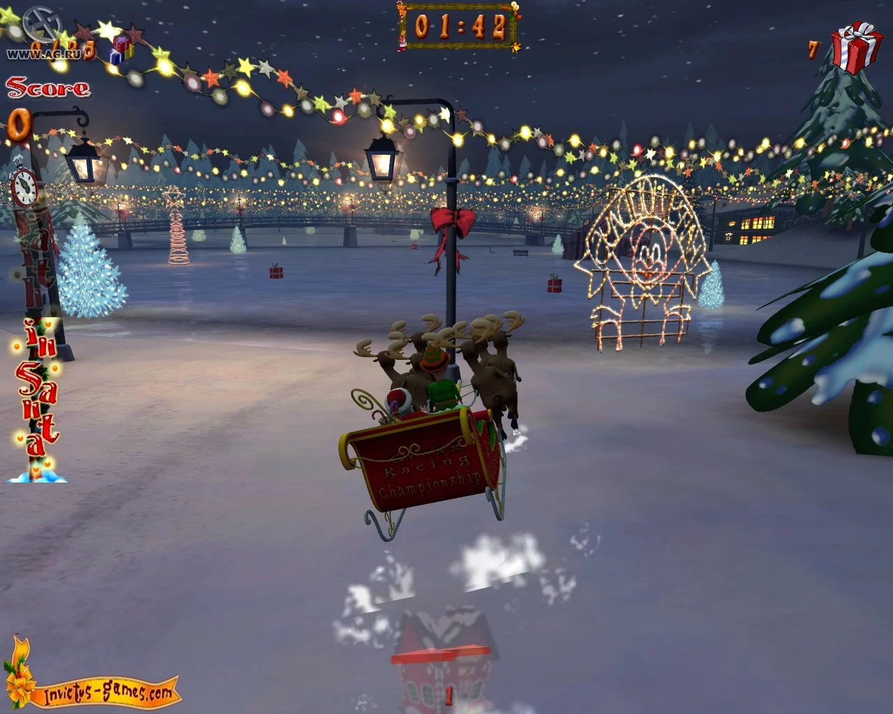 Изображение игры: Santa Ride! 2