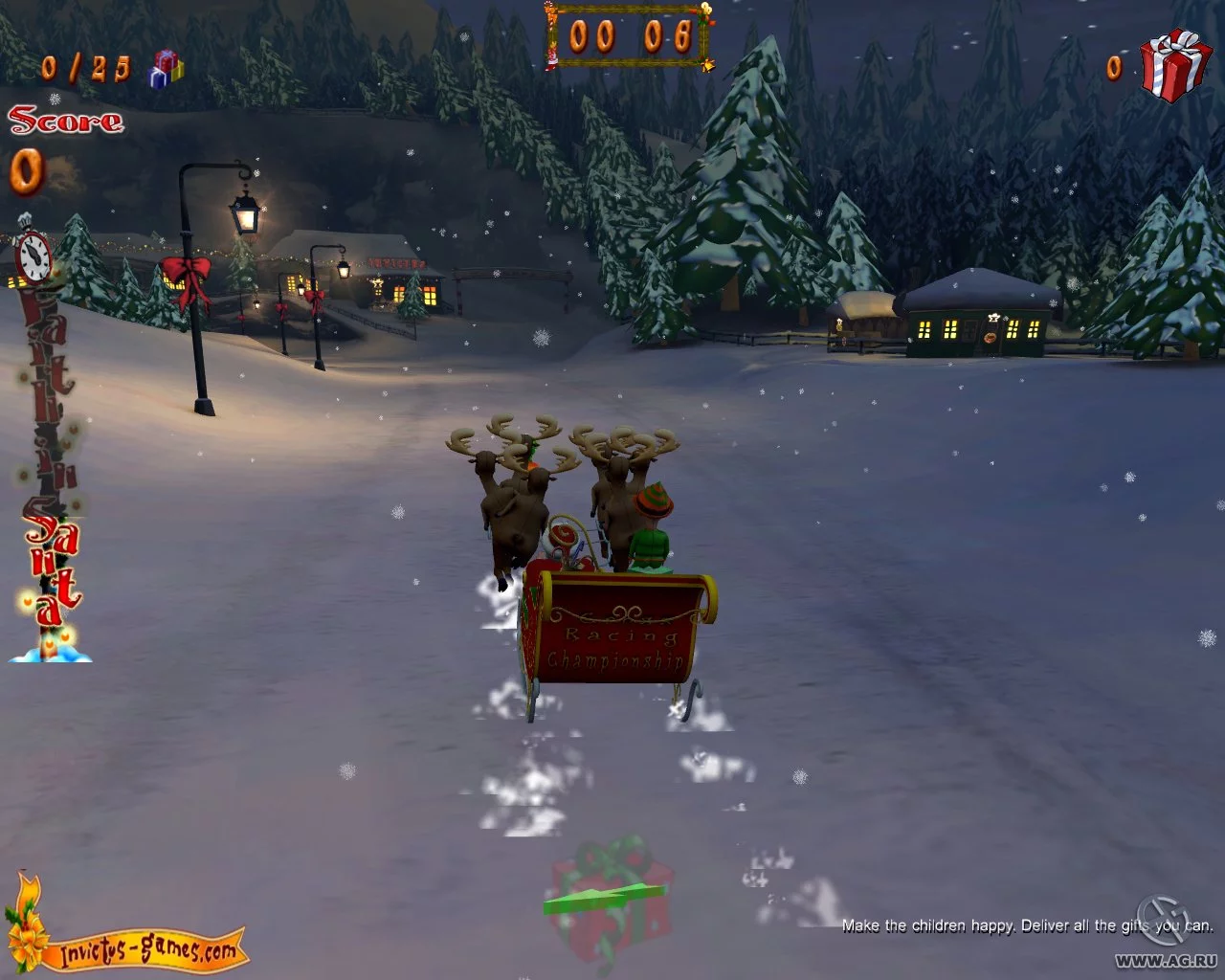 Изображение игры: Santa Ride! 2