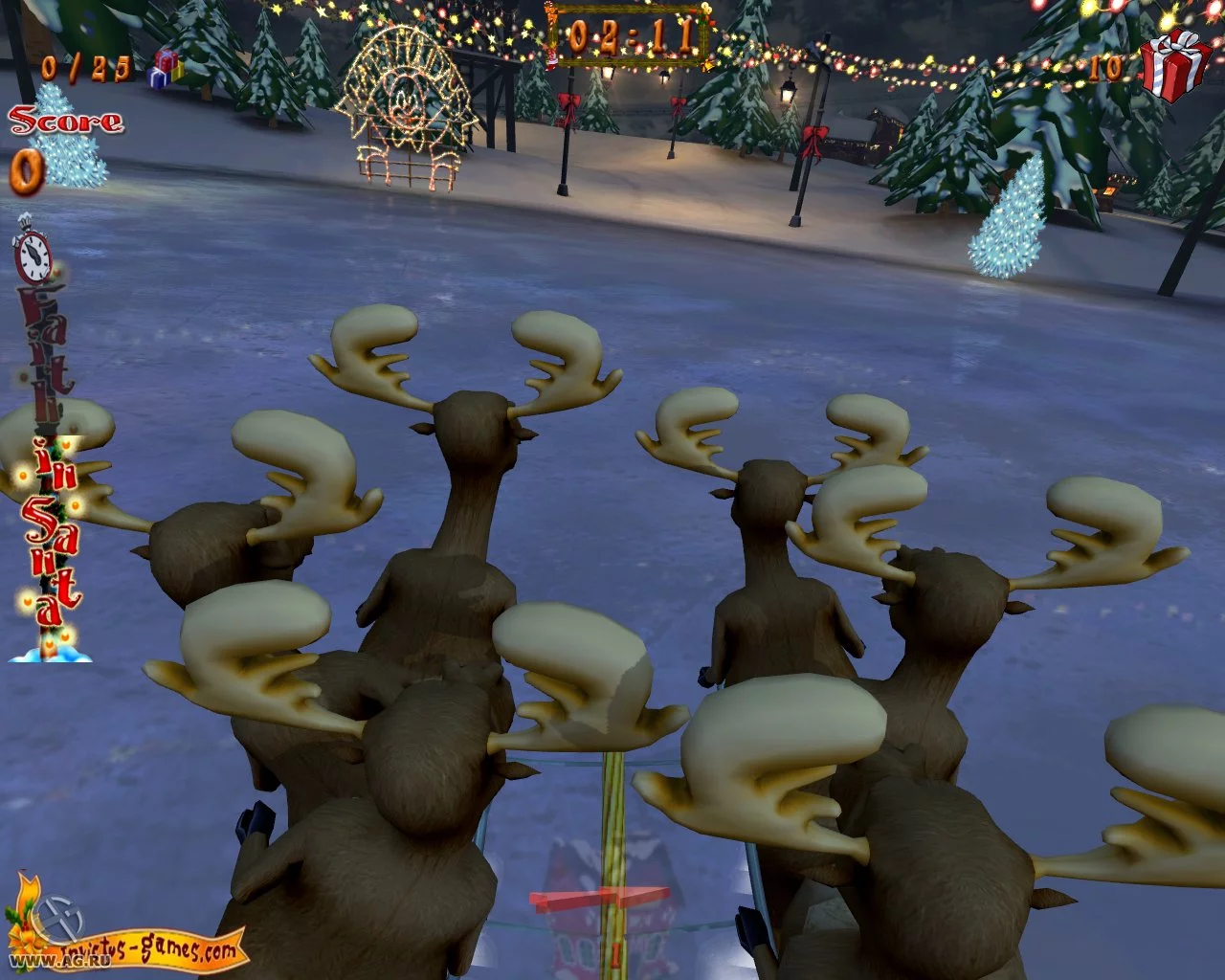 Изображение игры: Santa Ride! 2