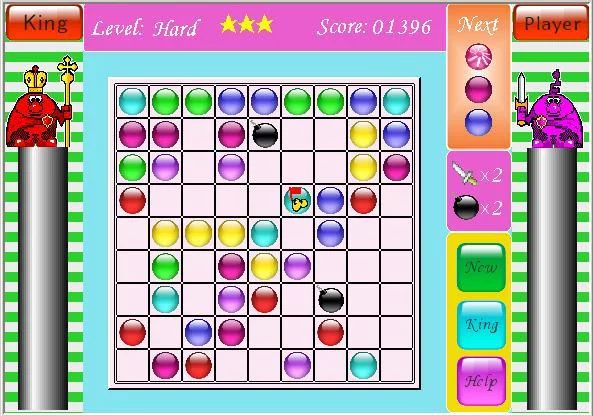 Изображение игры: BubbleLines