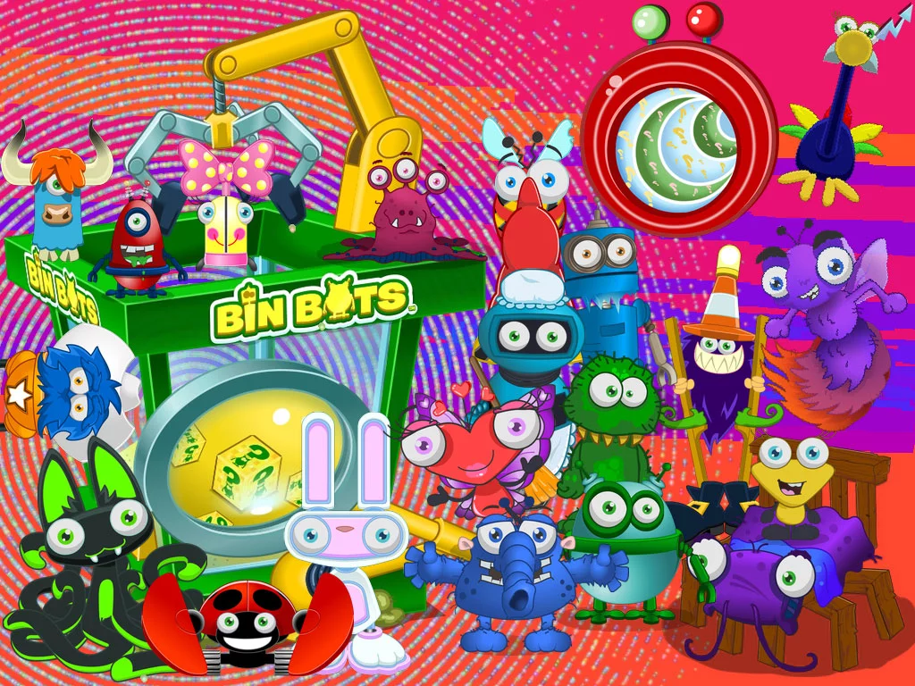 Изображение игры: Bin Weevils Arty Arcade