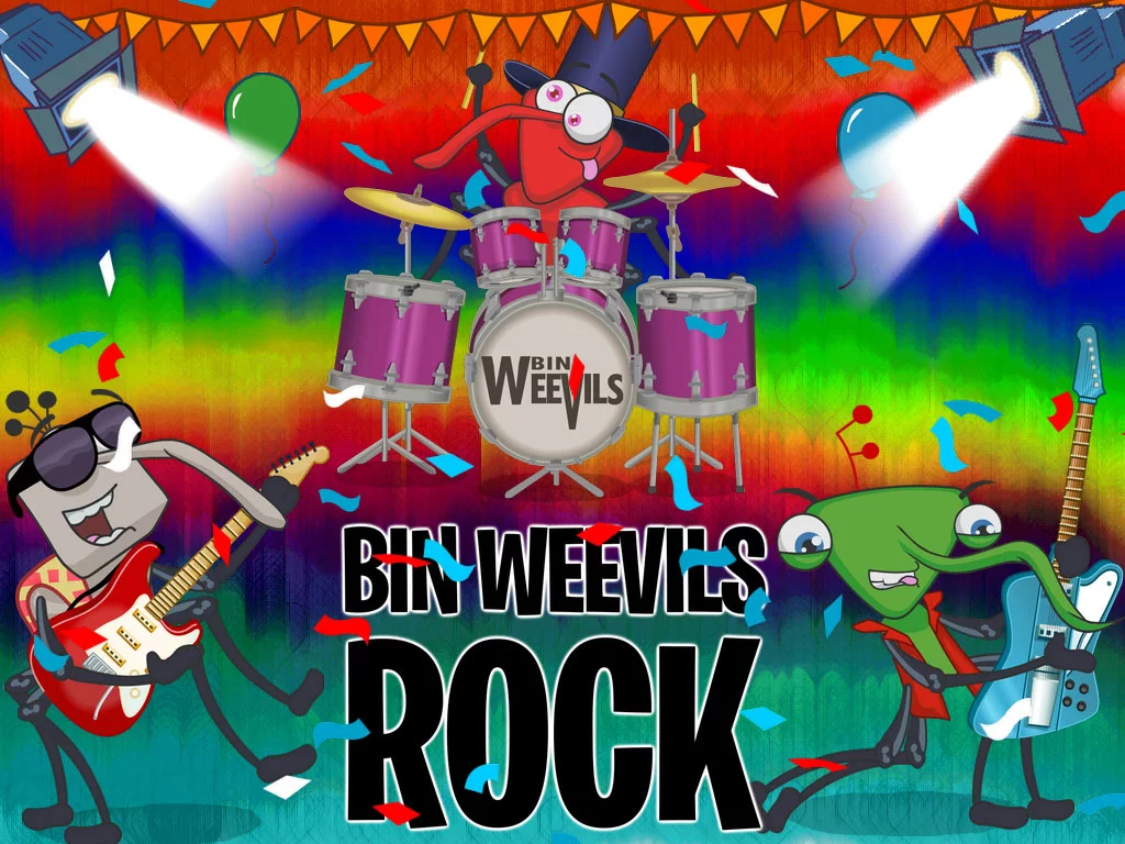 Изображение игры: Bin Weevils Arty Arcade