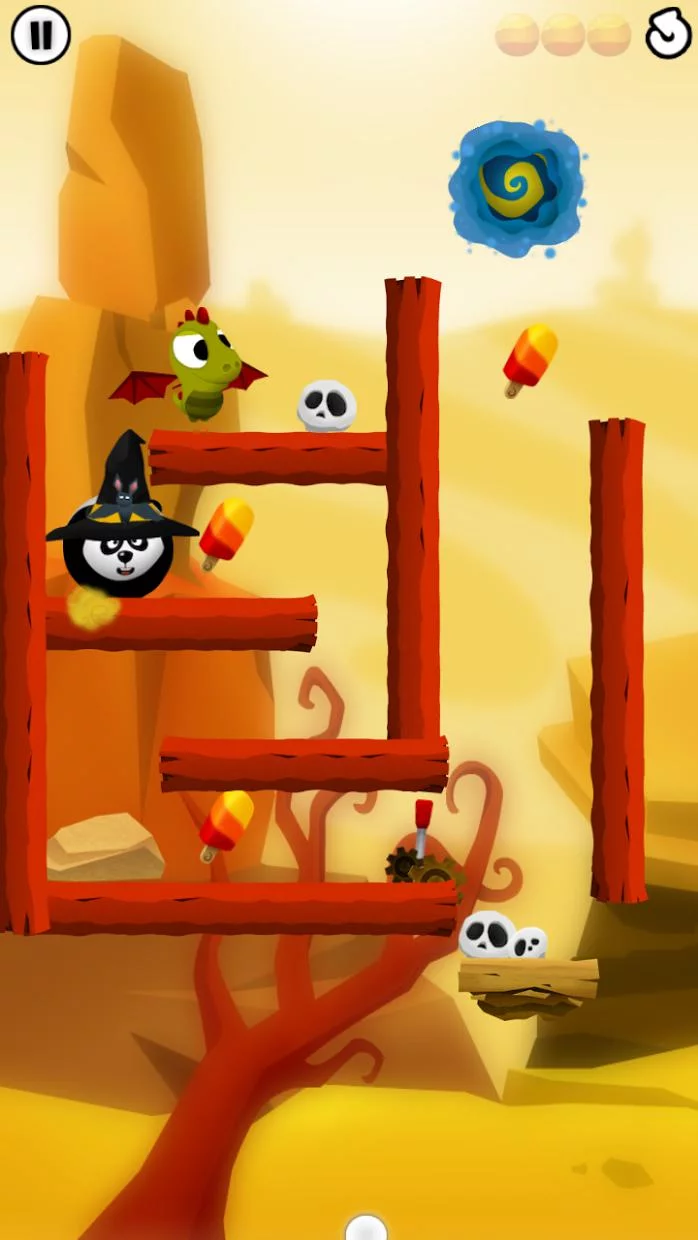 Изображение игры: Roll in the Hole