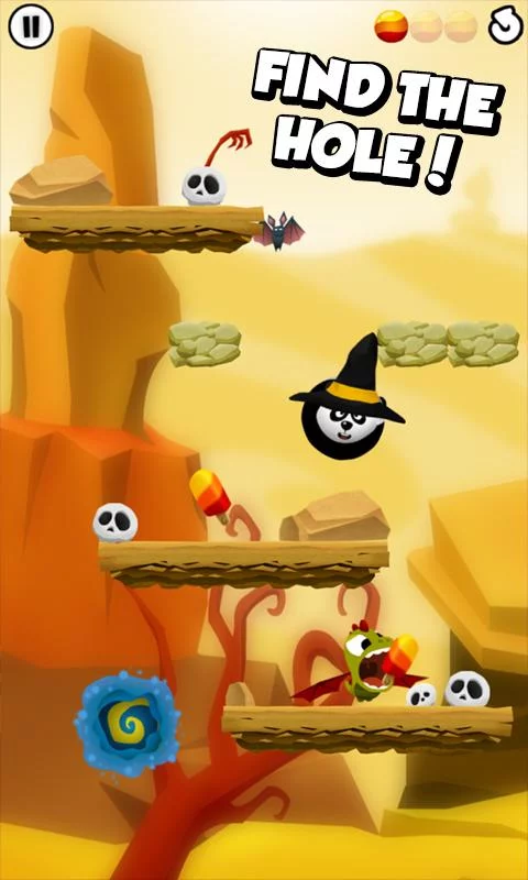 Изображение игры: Roll in the Hole