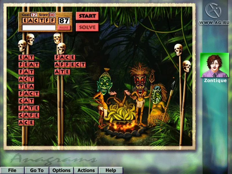 Изображение игры: Hoyle Puzzle Games 2004