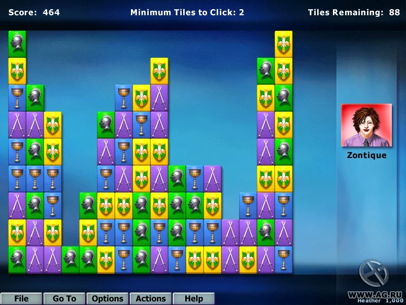 Изображение игры: Hoyle Puzzle Games 2004