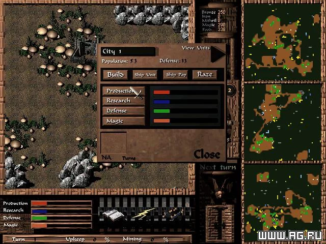 Изображение игры: Cavewars