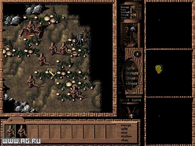 Изображение игры: Cavewars