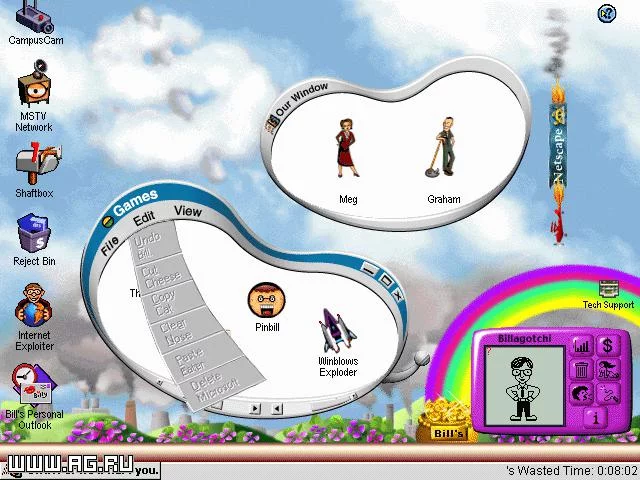 Изображение игры: Microshaft Winblows 98