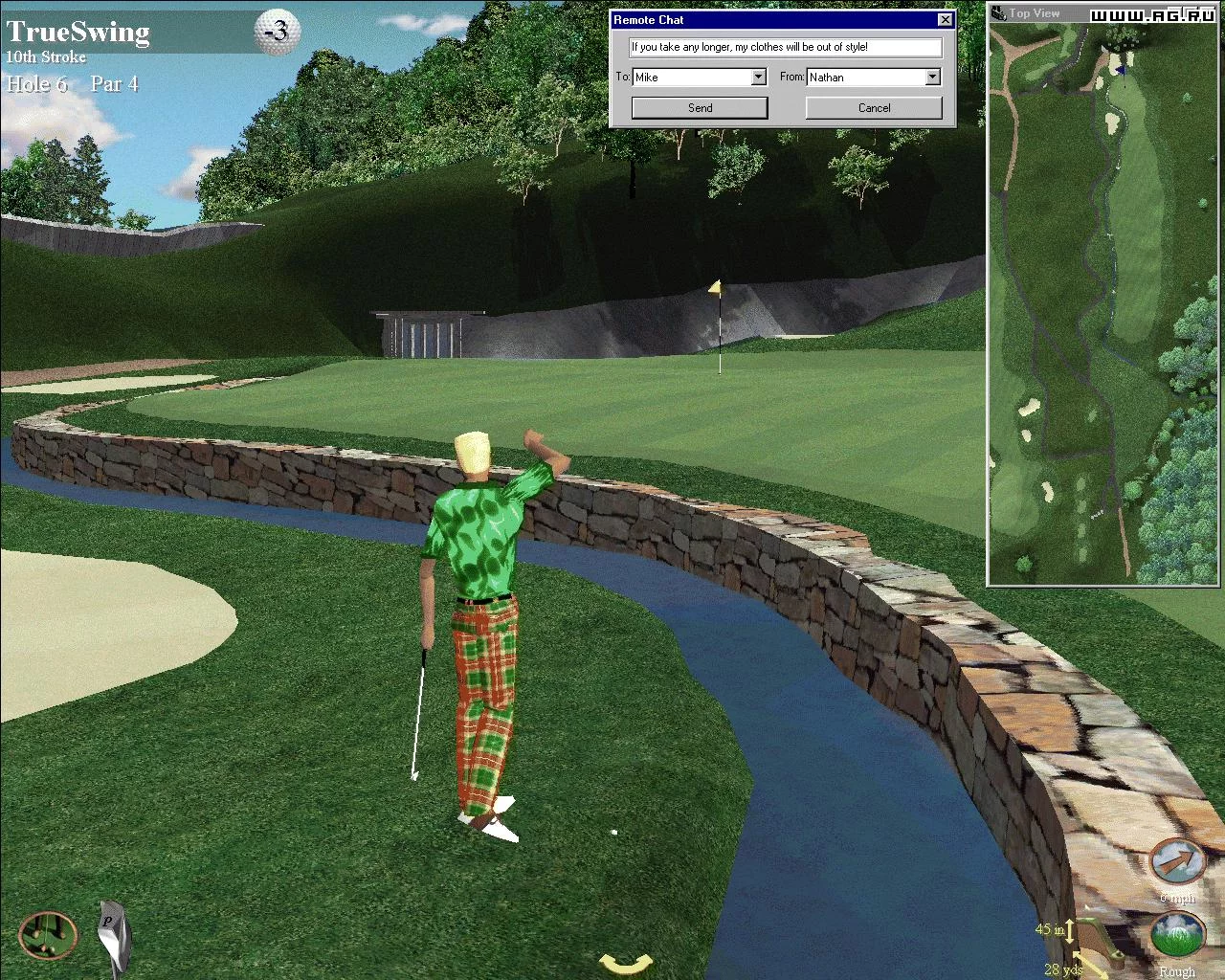 Изображение игры: Front Page Sports Golf