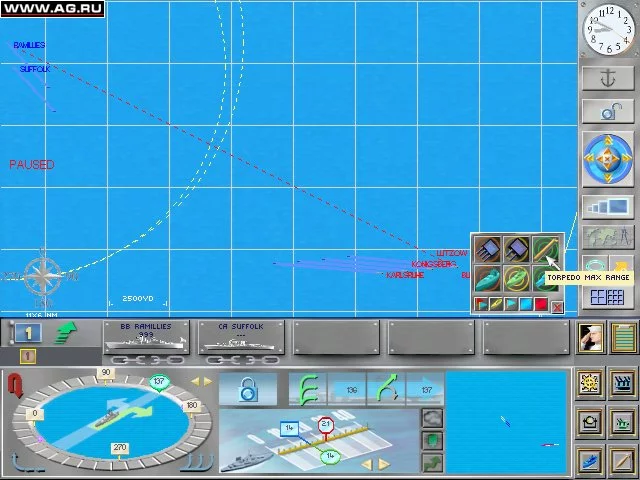 Изображение игры: Fighting Steel: World War II Surface Combat 1939-1942