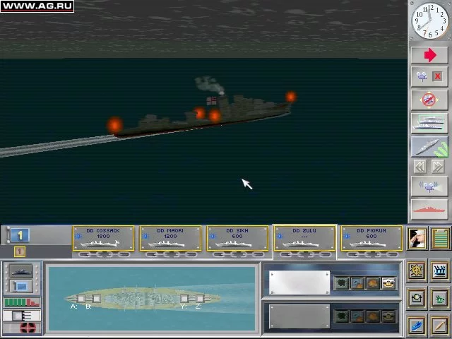 Изображение игры: Fighting Steel: World War II Surface Combat 1939-1942