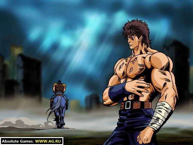 Изображение игры: Typing Ougi Hokuto no Ken Gekiuchi