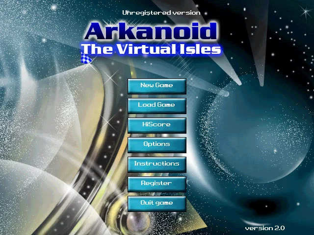 Изображение игры: Arkanoid: The Virtual Isles