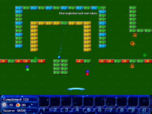 Изображение игры: Arkanoid: The Virtual Isles