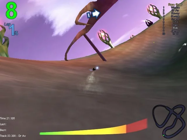 Изображение игры: Sphere Racer