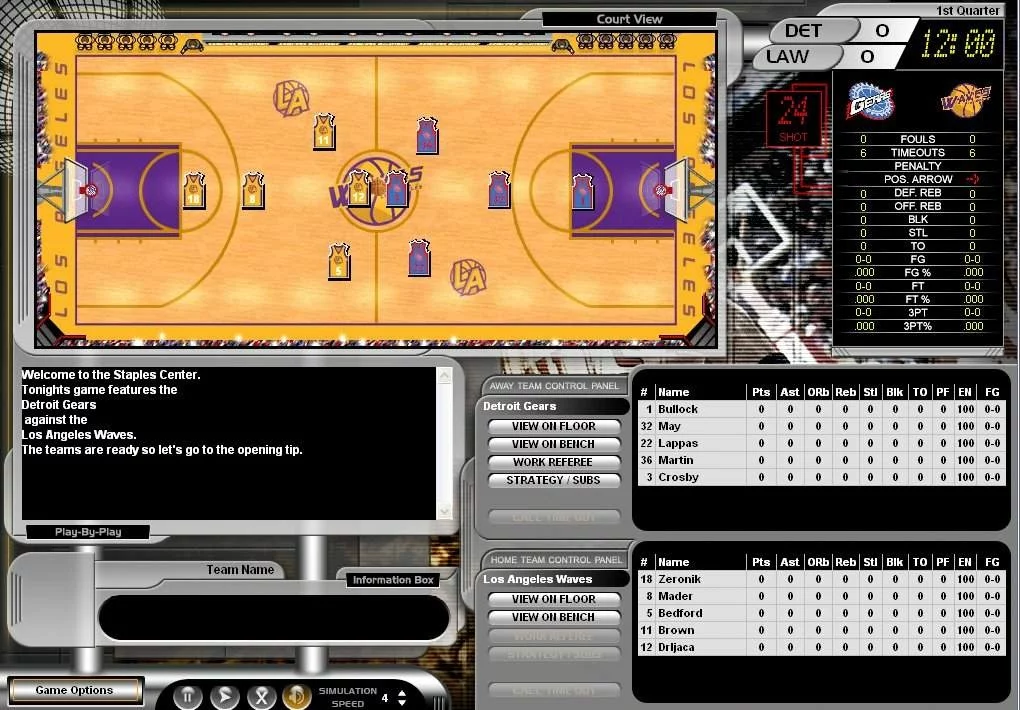 Изображение игры: Total Pro Basketball 2005