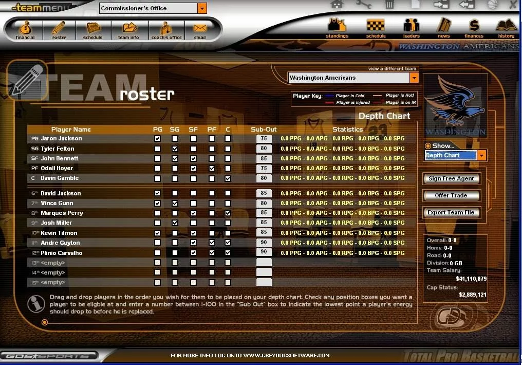 Изображение игры: Total Pro Basketball 2005