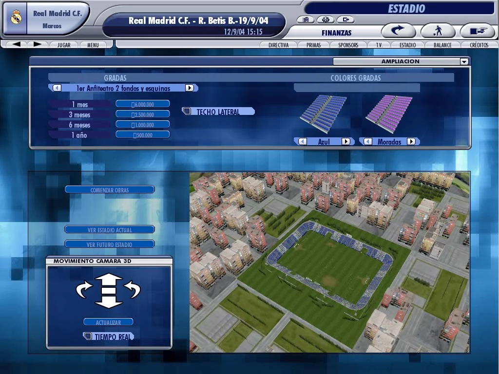 Изображение игры: Professional Manager 2005
