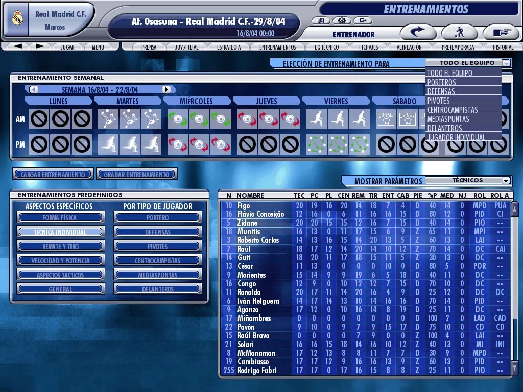 Изображение игры: Professional Manager 2005