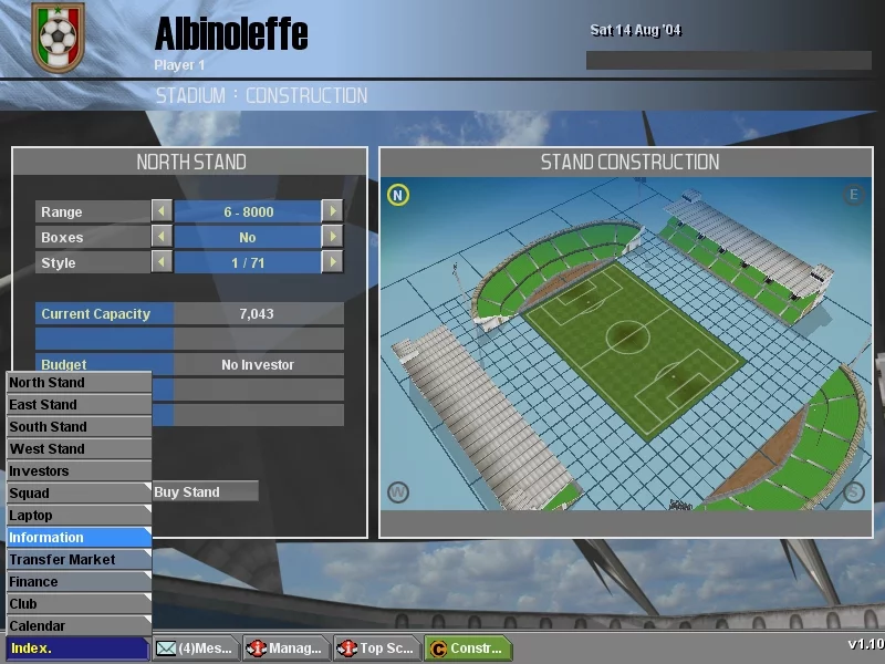 Изображение игры: LMA Professional Manager 2005