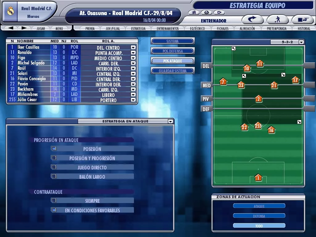 Изображение игры: Professional Manager 2005