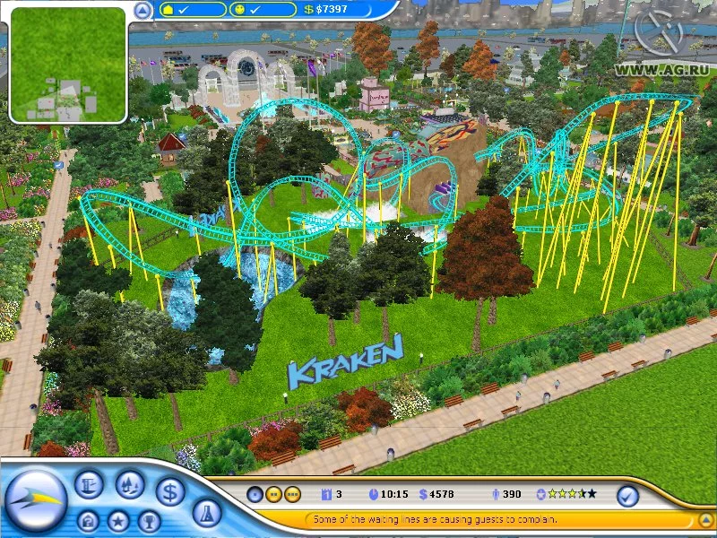 Изображение игры: SeaWorld Adventure Parks Tycoon 2
