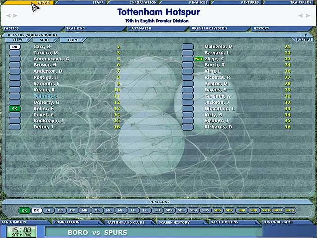 Изображение игры: Championship Manager 5