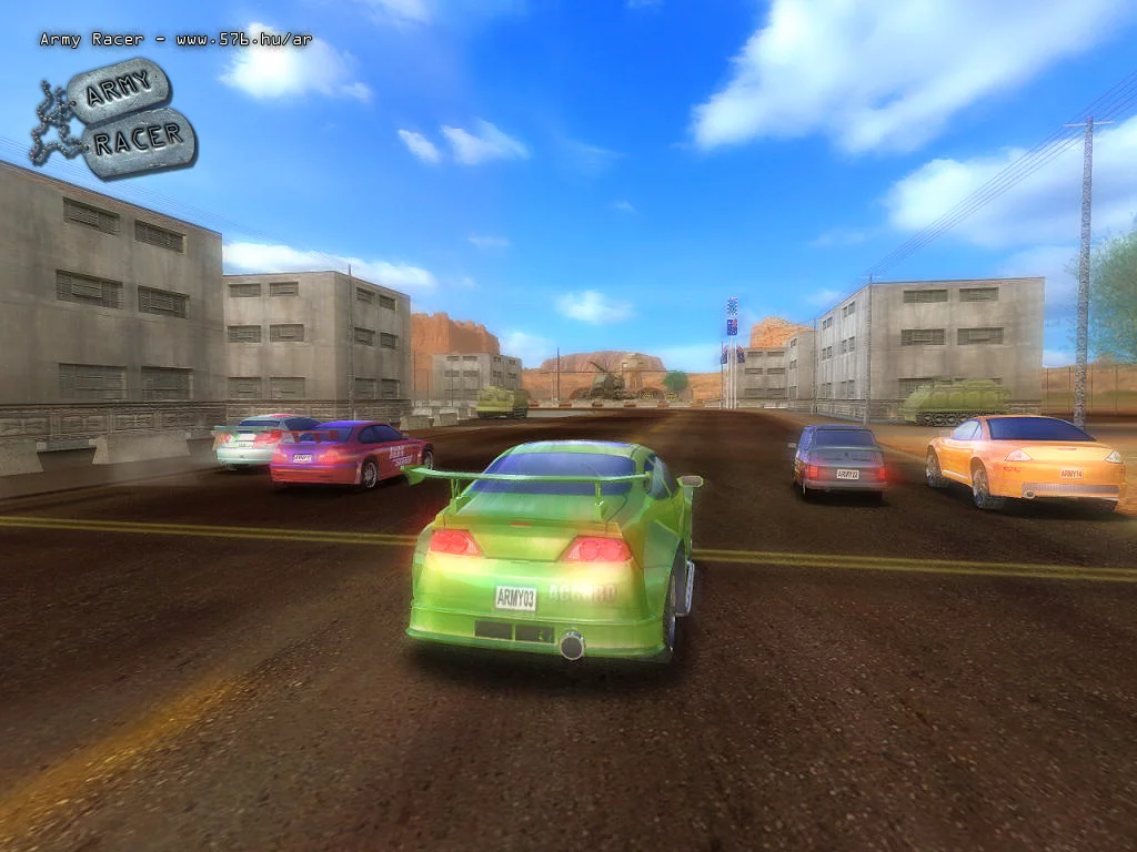 Изображение игры: Army Racer