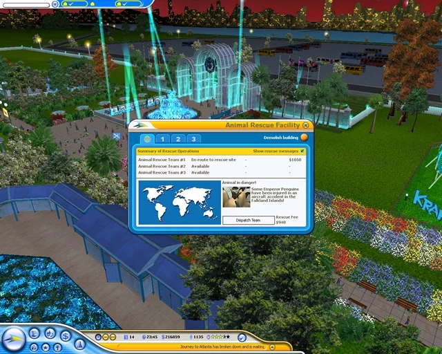 Изображение игры: SeaWorld Adventure Parks Tycoon 2