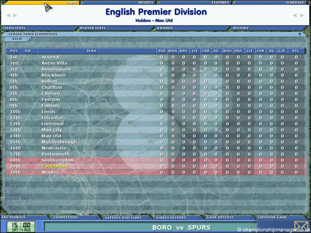 Изображение игры: Championship Manager 5