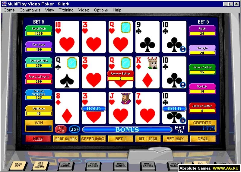 Изображение игры: MultiPlay Video Poker