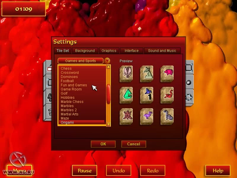 Изображение игры: Ultimate Mahjongg 20