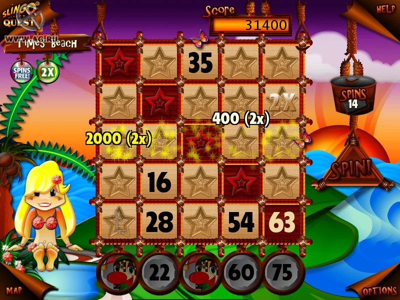 Изображение игры: Slingo Quest