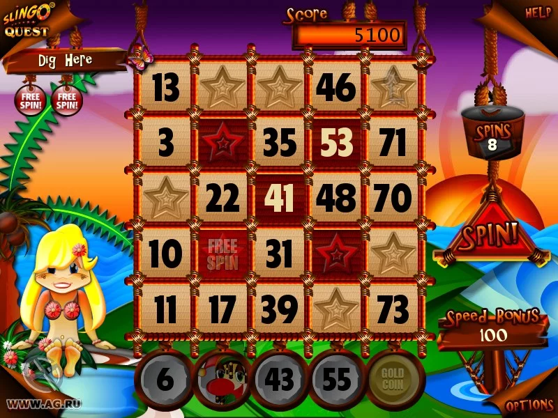 Изображение игры: Slingo Quest