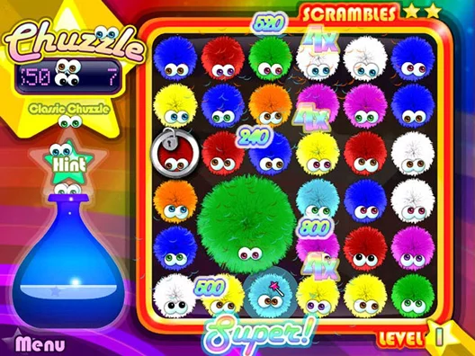 Изображение игры: Chuzzle