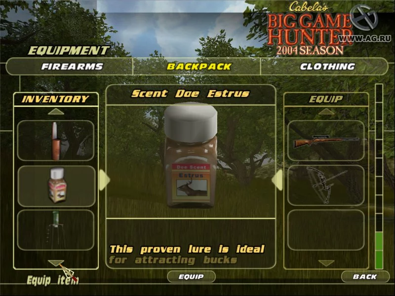 Изображение игры: Cabela's Big Game Hunter 2004 Season