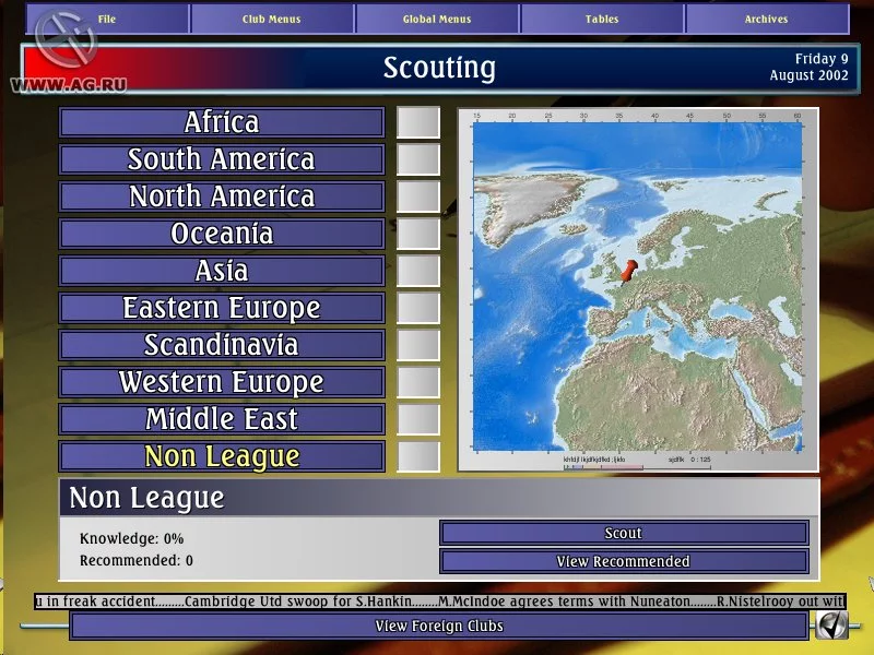 Изображение игры: Alex Ferguson's Player Manager 2003