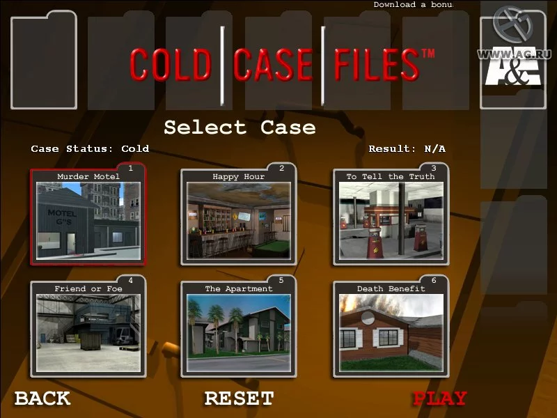 Изображение игры: Cold Case Files: The Game