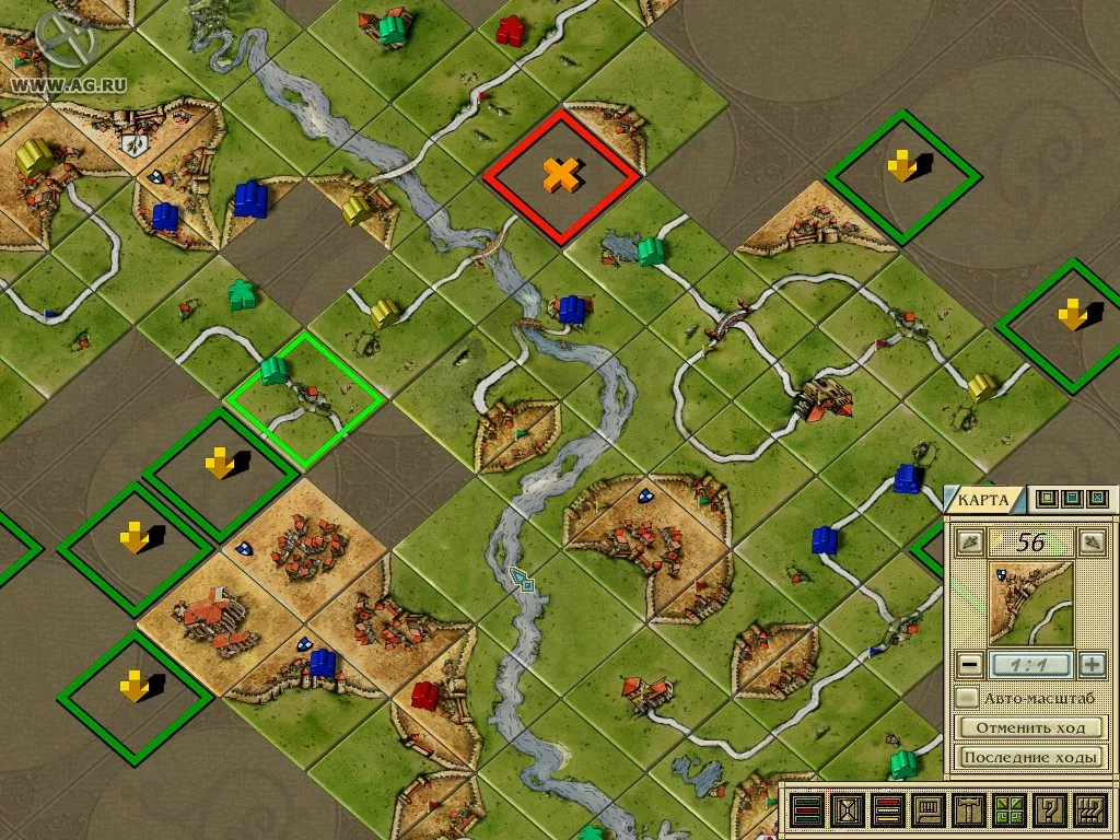 Изображение игры: Carcassonne: Koenig und Raubritter