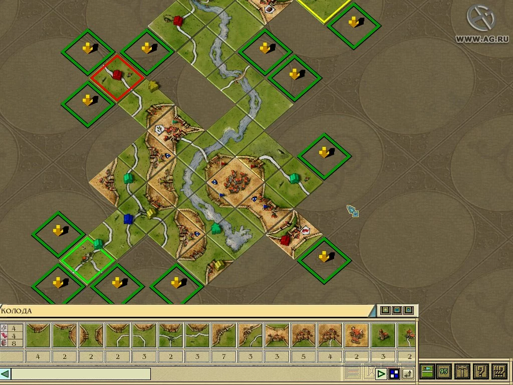Изображение игры: Carcassonne: Koenig und Raubritter