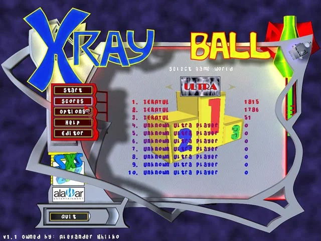 Изображение игры: X-Ray Ball