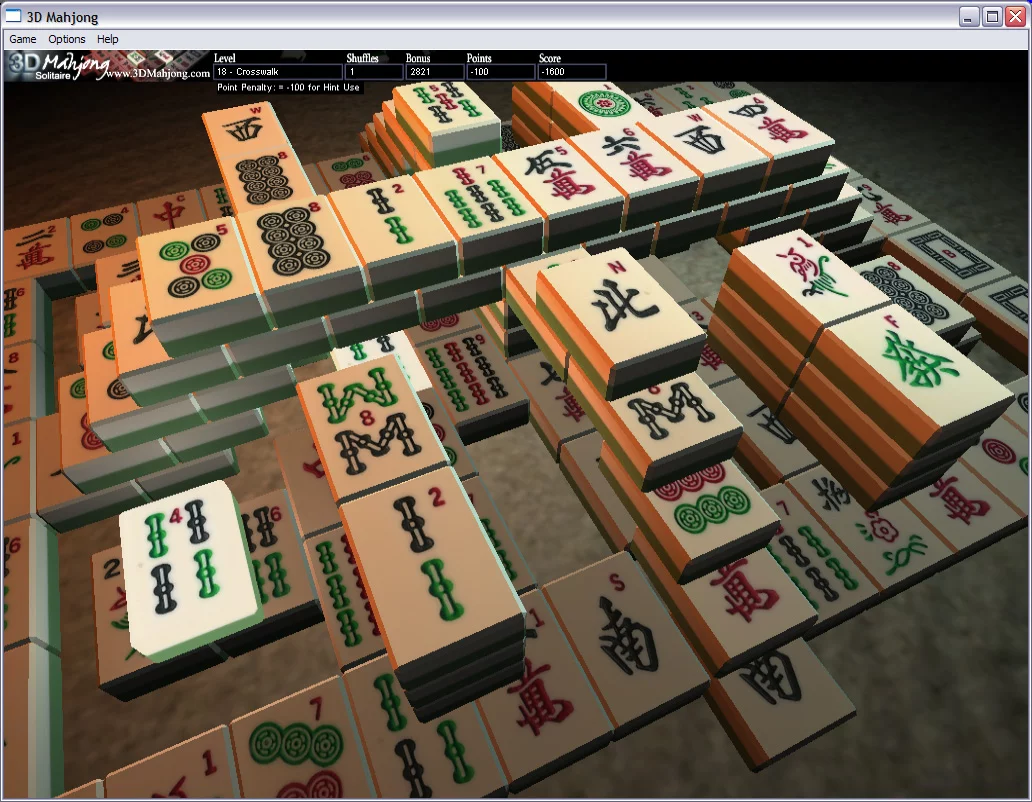 Изображение игры: 3D Mahjong Solitaire