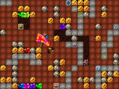 Изображение игры: Treasure Mole: Winter Vacation