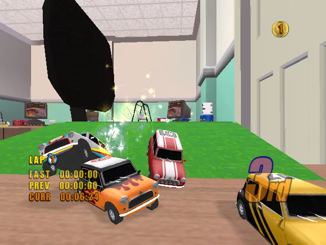 Изображение игры: Mini Desktop Racing