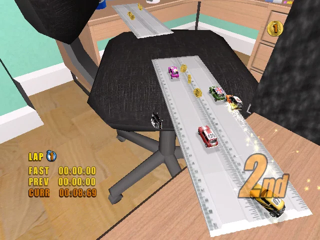 Изображение игры: Mini Desktop Racing