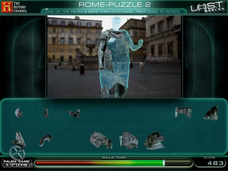 Изображение игры: The History Channel: Lost Worlds